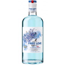 Джин Free Love Dry Gin Blue Mood 0,7 л 