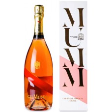 Шампанское Mumm Cordon Rose Brut розовое брют 0.75 л 12% в подарочной упаковке 