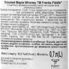 Виски Franks Fiddle Maple 0,7 л 